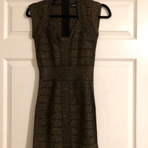 French connection, body con, mini dress.